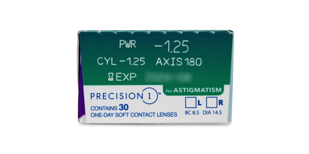Precision 1 for Astigmatism (30 lenses)