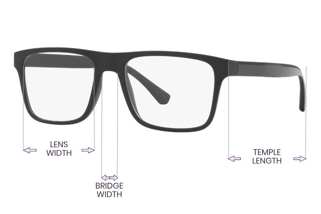 How to find your glasses size • frame • EyeWearThese.com