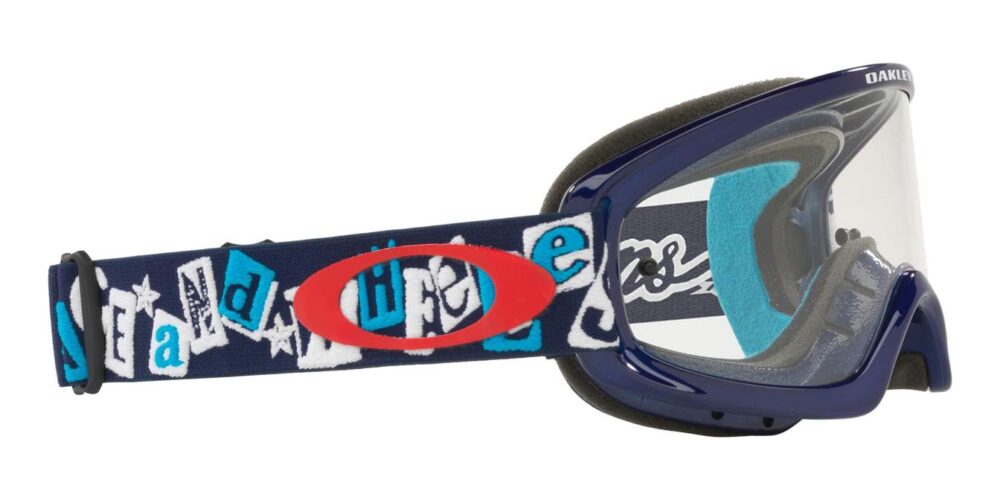 OAKLEY Snow Goggles O Frame 2.0 PRO Tld Anarchy Blue / Clear - Small • OO-7116-711615 • 0OO7116 711615 300A • EyeWearThese.com
