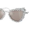Swarovski SK7011 Sølv / Klart Spejl Ægte Platin