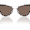 Swarovski SK7011 Sølv / Klart Spejl Ægte Platin