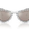 Swarovski SK7011 Sølv / Klart Spejl Ægte Platin