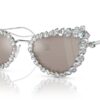 Swarovski SK7011 Sølv / Klart Spejl Ægte Platin