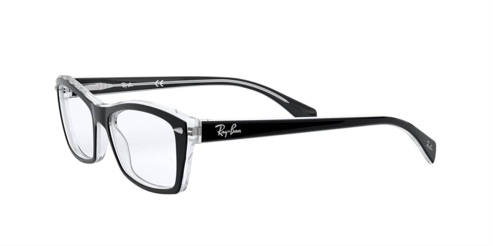 Ray-Ban • Ray-Ban RX-5255 Black On Transparent • 0RX5255 2034 060A