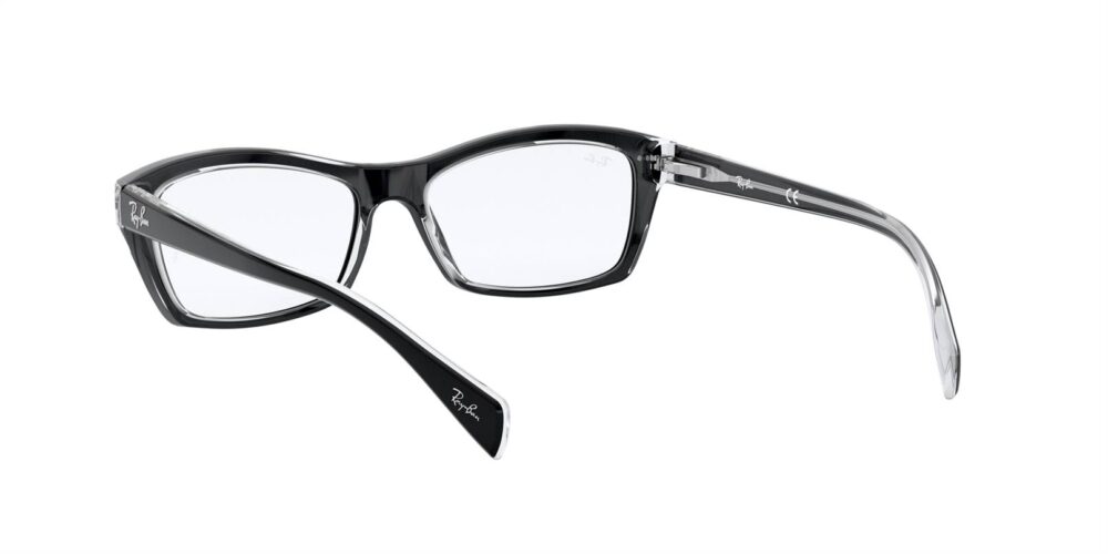 Ray-Ban • Ray-Ban RX-5255 Black On Transparent • 0RX5255 2034 150A