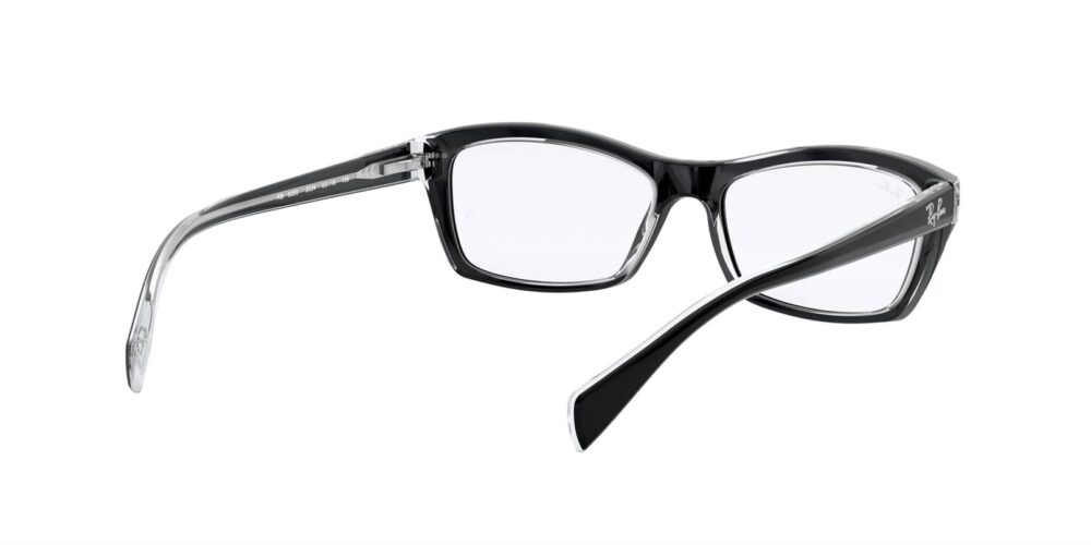 Ray-Ban • Ray-Ban RX-5255 Black On Transparent • 0RX5255 2034 210A