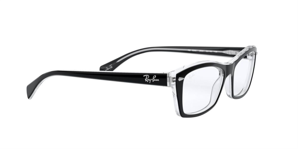 Ray-Ban • Ray-Ban RX-5255 Black On Transparent • 0RX5255 2034 300A