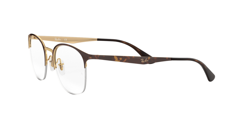 Ray-Ban • Ray-Ban RX-6422 Pink Gold Top On Havana • 0RX6422 3001 060A