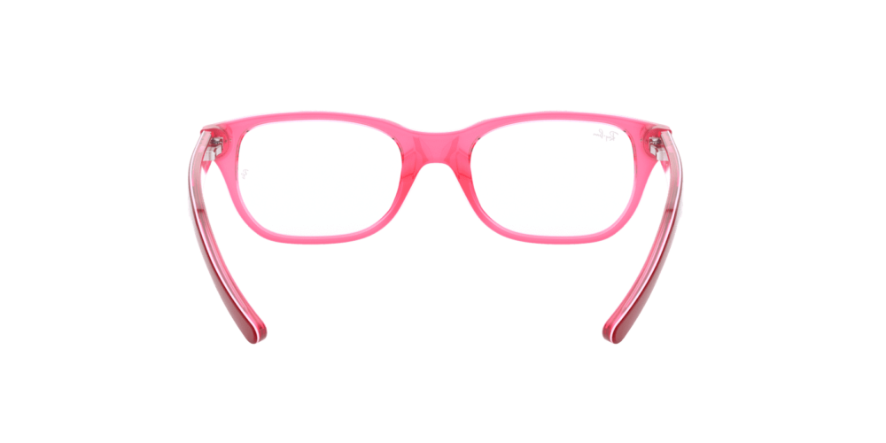 Ray-Ban Junior • Ray-Ban Kids RY-1555 Trasparent Pink On Top Bordeau • 0RY1555 3761 180A