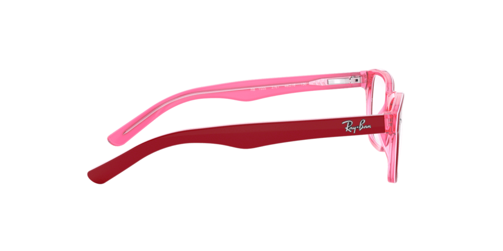 Ray-Ban Junior • Ray-Ban Kids RY-1555 Trasparent Pink On Top Bordeau • 0RY1555 3761 270A
