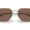 Emporio Armani EA2140 Matte Pale Gold / Dark Brown