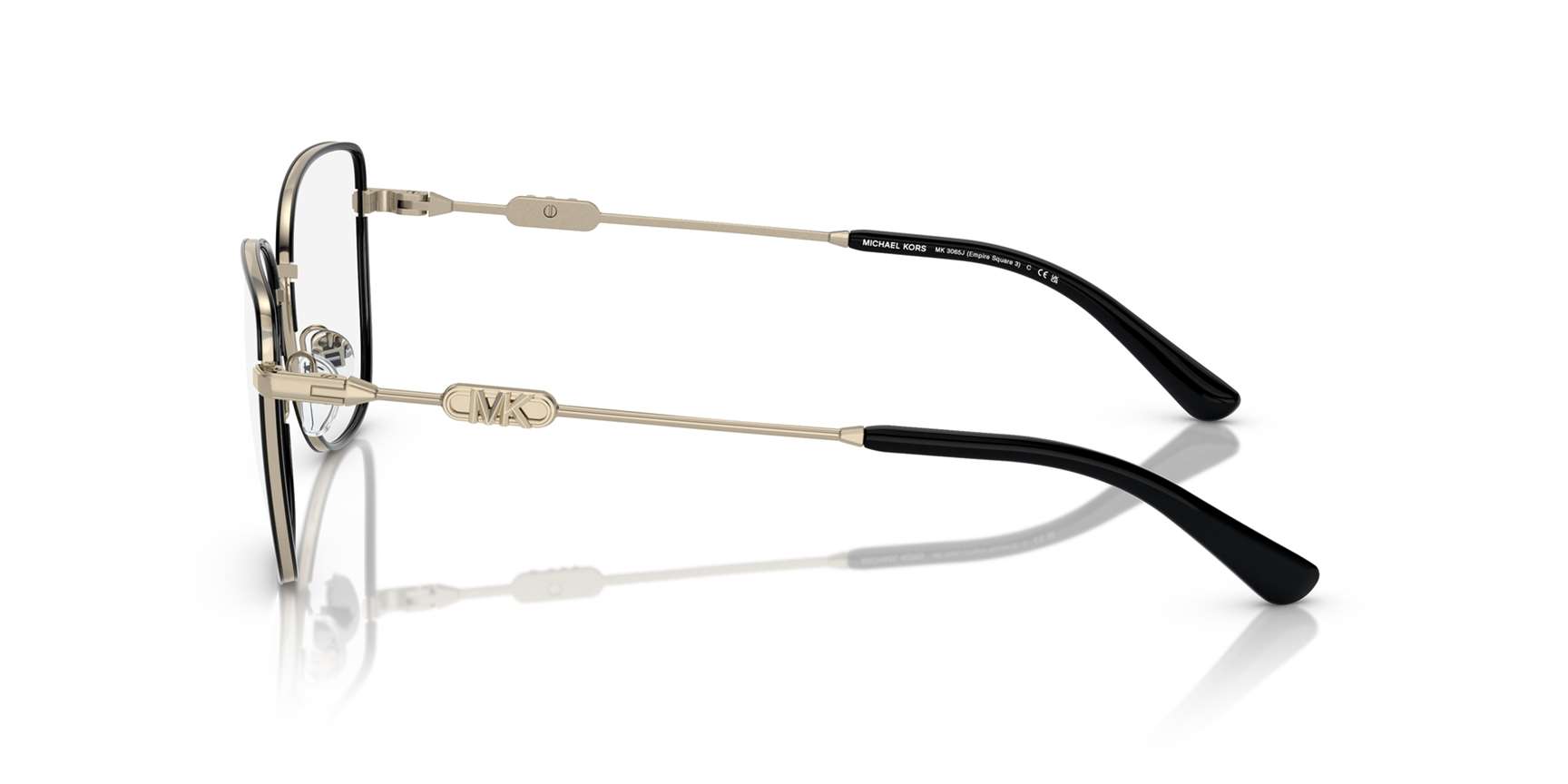 Michael Kors MK-3065J Light Gold / Black • EyeWearThese.com