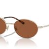 Polo Ralph Lauren PH3145 Semishiny Pale Gold / Dark Brown