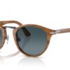 Persol PO3108S Striped Brown / Polar Gradient Blue