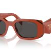 Prada PR17WS Laranja/Preto/Cinza Escuro
