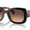 Prada PRA08S Mahogany / Ruskea Liukuvärjätty Harmaa