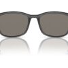 Prada Sport PS01TS Black Rubber / Light Grey Mirror Silver