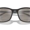 Prada Sport PS01TS Black Rubber / Light Grey Mirror Silver