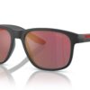 Prada Sport PS06YS Grey Rubber / Drak Grey Mirror Red Tuning
