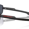 Prada Sport PS54YS Matte Black / Dark Blue Mirror Violet