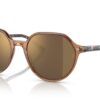 Ray-Ban RB2195 Transparentní hnědé / Světle hnědé zrcadlové zlaté