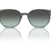 Ray-Ban RB2197 Rayé Gris Dégradé Bleu / Bleu Vintage Deg.Noir