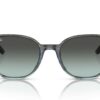 Ray-Ban RB2197 Rayé Gris Dégradé Bleu / Bleu Vintage Deg.Noir