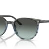 Ray-Ban RB2197 Rayé Gris Dégradé Bleu / Bleu Vintage Deg.Noir