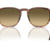 Ray-Ban RB2203 Striped Brown Gradient Green / Brown Vintage Deg.Black