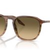 Ray-Ban RB2203 Striped Brown Gradient Green / Brown Vintage Deg.Black