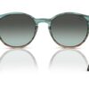Ray-Ban RB2204 Striped Blue Gradient Green / Blue Vintage Deg.Black