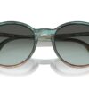 Ray-Ban RB2204 Striped Blue Gradient Green / Blue Vintage Deg.Black