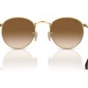 Ray-Ban RB3447 Gold / Clear Gradient Brown