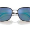 Ray-Ban RB3705 Black On Silver / Polar Grey Mirror Blue
