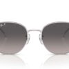 Ray-Ban RB3809 stříbrné / šedé gradientní polárně modré