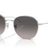 Ray-Ban RB3809 stříbrné / šedé gradientní polárně modré