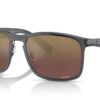 Ray-Ban RB4264 Cinza / Roxo Espelho Dourado Polar