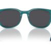 Ray-Ban RB4386 Transparent Turquoise / Polar Dark Grey