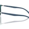 Ray-Ban RB4386 Transparent Turquoise / Polar Dark Grey