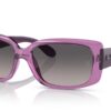 Ray-Ban RB4389 Transparentní fialová / šedá gradientní polární