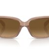 Ray-Ban RB4389 Przezroczysty Brązowy / Brązowy Gradient Polar