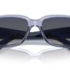 Ray-Ban RB4389 Läpinäkyvä Vaaleanvioletti / Sininen Liukuvärjäys Polar