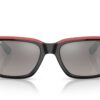 Ray-Ban RB4393M Black On Rubber Red / Grey Mir Gradient Polar