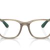 Ray-Ban Kids RY-1620 Průhledná hnědá na gumově zelené