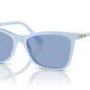 Swarovski SK6004 Číra modrá / Svetlomodrá zrkadlovo strieborná Int