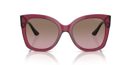 283114 - Transparent Cherry frame / Violet Gradient Brown lenses
