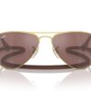 Ray-Ban Kids Junior Aviator RJ9506S Brown Mirror Silver