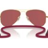Ray-Ban Kids Junior Aviator RJ9506S Red Hiper 8 Mirror
