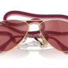 Ray-Ban Kids Junior Aviator RJ9506S Red Hiper 8 Mirror