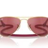 Ray-Ban Kids Junior Aviator RJ9506S Red Hiper 8 Mirror